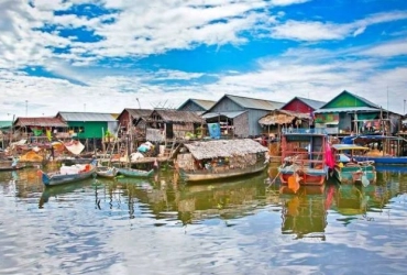 Siem Reap-Villaggio a piedi e comunità galleggiante (B)