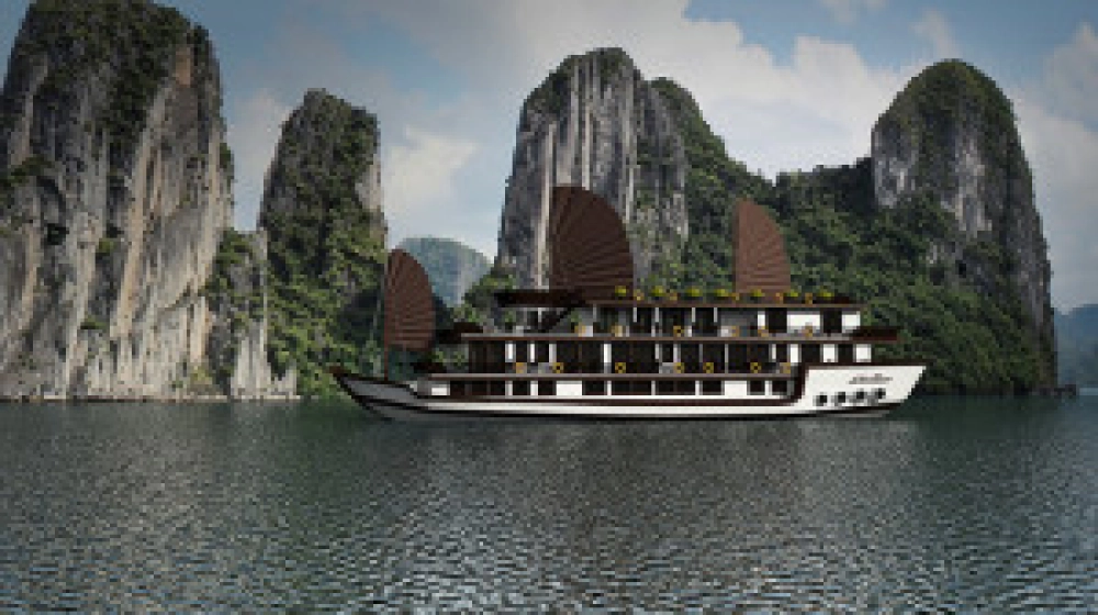 Porto turistico di Tuan Chau - Baia di Halong - Pranzo - Grotta della sorpresa - Isola di Titop - Festa al tramonto - Cena - Attività notturne a bordo (L, D)