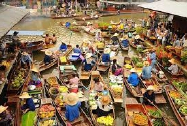 Bangkok – Mercato galleggiante di Damnoen Saduak – Bangkok (B)