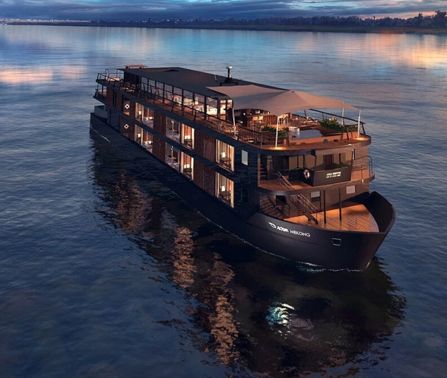 Crociera all'alba sul Mekong