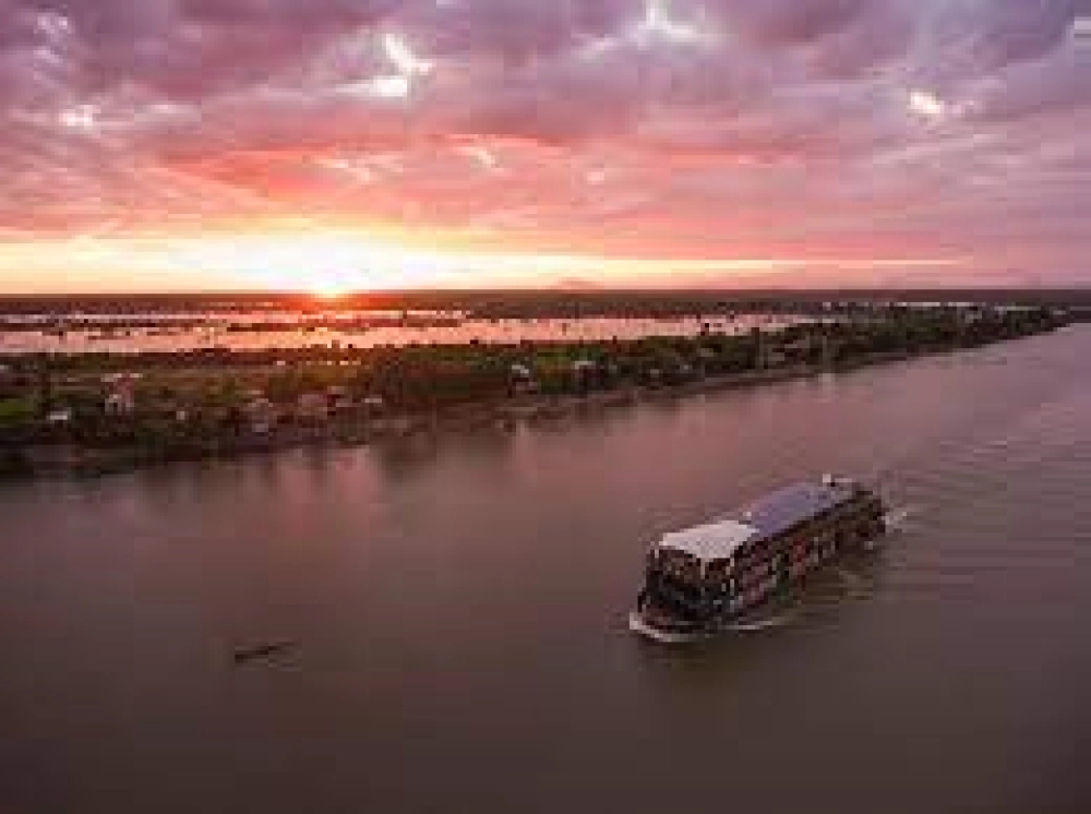 Lunedì: FIUME DI MEKONG - KOH OKNHA TEY - PREAH PROSOP (B, L, D)