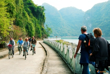 Villaggio di Viet Hai - Giro in bicicletta - Crociera in giunca (B/L/D)