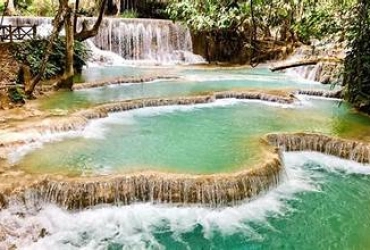 Luang Prabang - Pak Ou - La cascata di Kuang si (B)