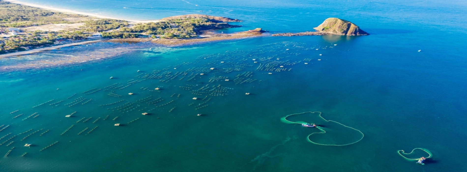 Bellissima spiaggia a Phu Yen