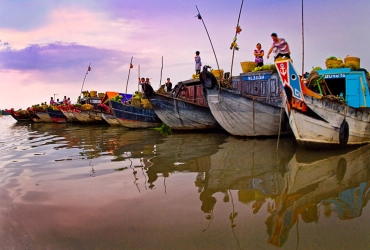 Città di Ho Chi Minh - Cai Lay - Mercato galleggiante di Cai Be - Eco Lodge
