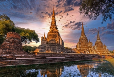Parco storico di Ayutthaya - Bangkok - Volo per Chiang Rai (B)