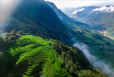 Trekking sulla terrazza della risaia di Sapa