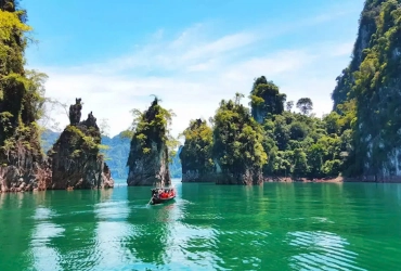 Khao Sok - Bamboo Rafting (B) Join con guida parlante inglese