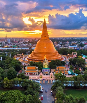 Scoperta di Nakhon Pathom e dei suoi tesori con viaggio breve 2 giorni