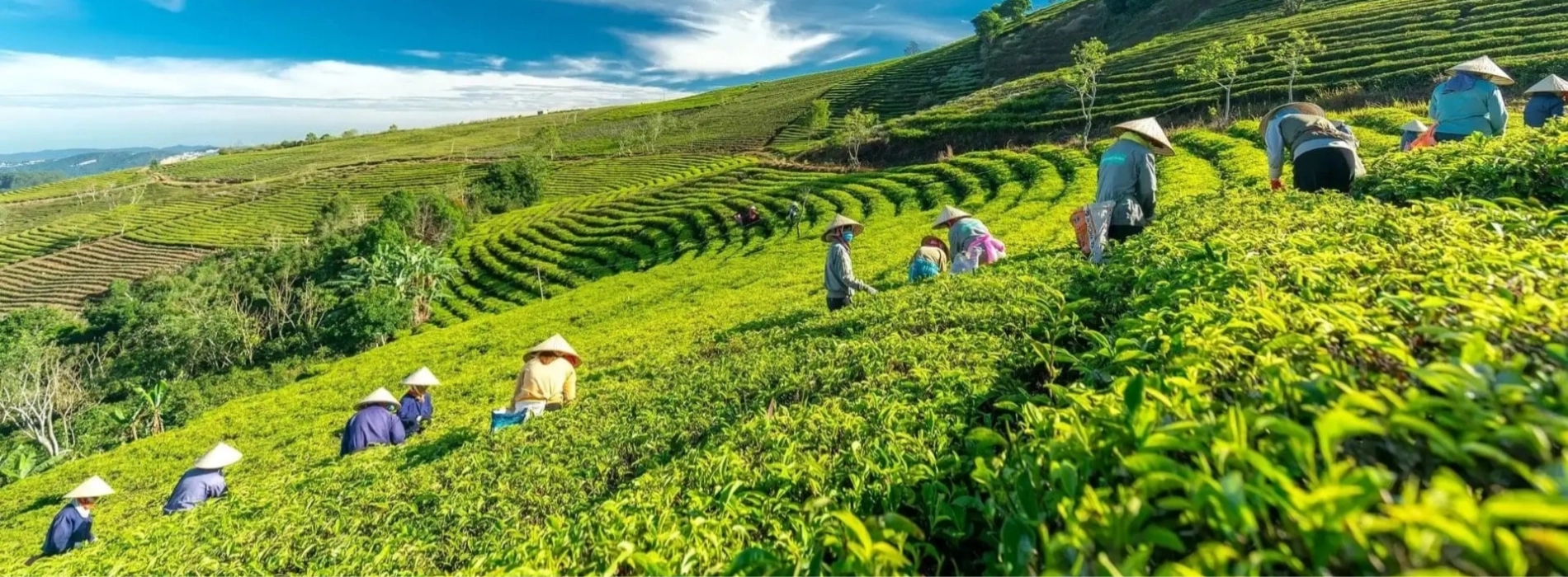 La Stagione dei Fiori Viola a Da Lat a Luglio