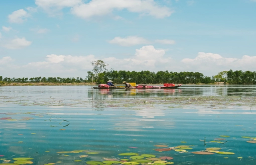 La stagione delle piene nel Delta del Mekong