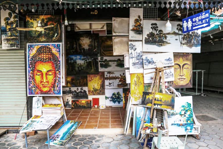 Negozi e articoli da regalo a Cambogia- Guida di viaggio