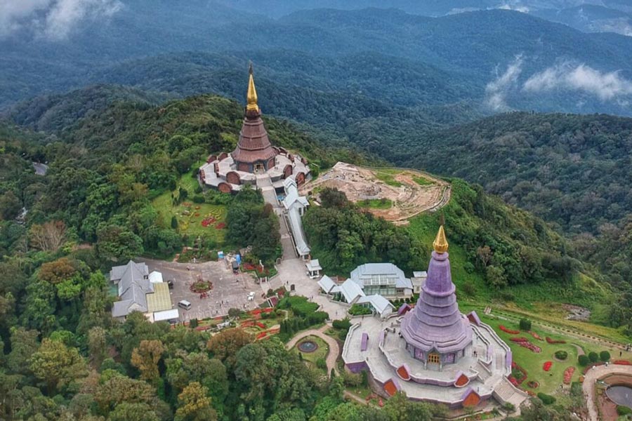 Panoramica del Parco Nazionale di Doi Inthanon 