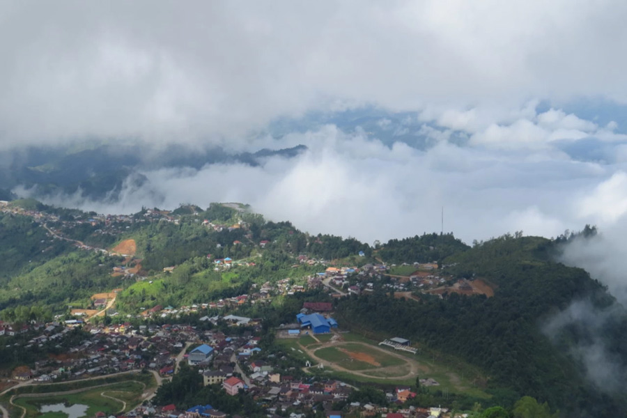 Panoramica di Phongsaly