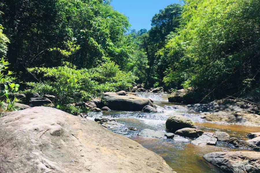 Panoramica della cascata Saphan Hin