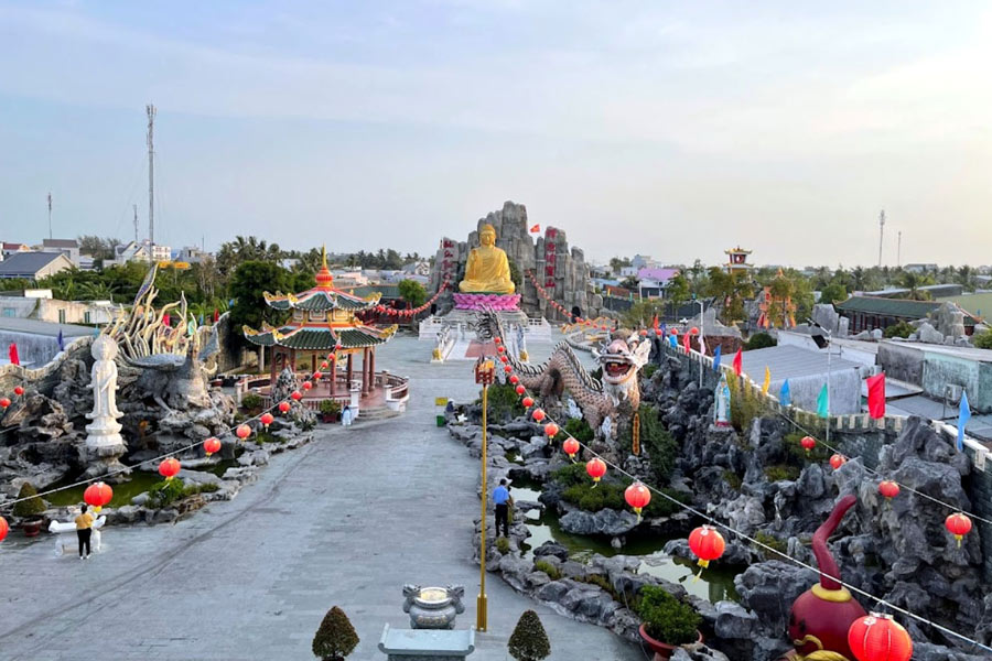 Panoramica della Pagoda La Han