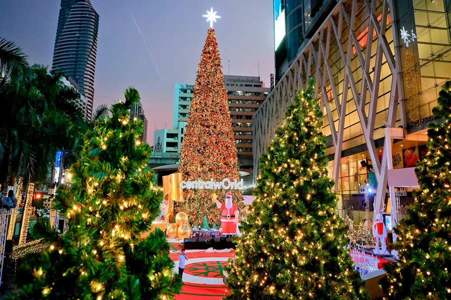 I migliori centri commerciali per vivere il Natale a Bangkok