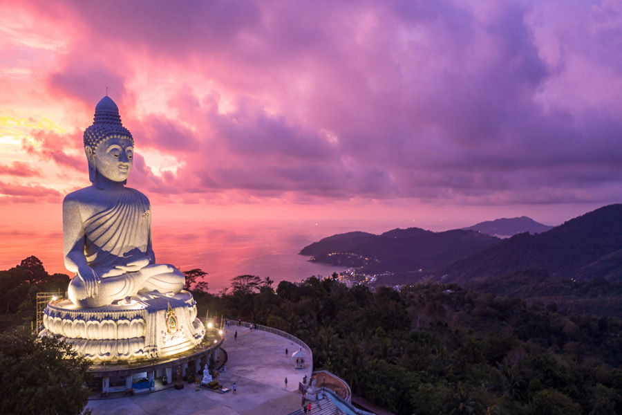 Panoramica sul clima del Tempio del Grande Buddha