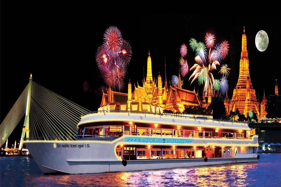 Panoramica di Chao Phraya
