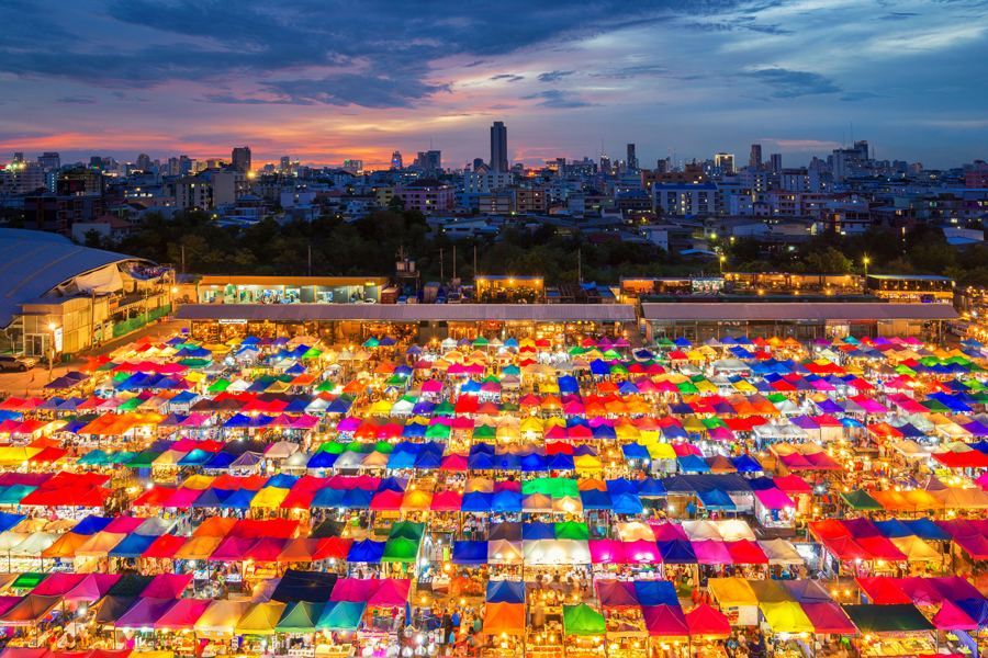 Mercato del fine settimana di Chatuchak
