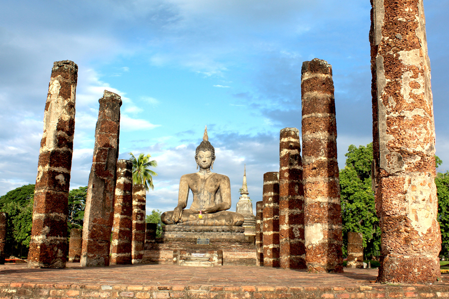 Le rovine di Sukhothai