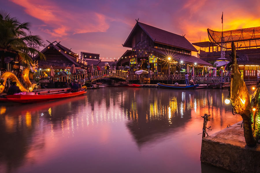 Mercato galleggiante di Pattaya