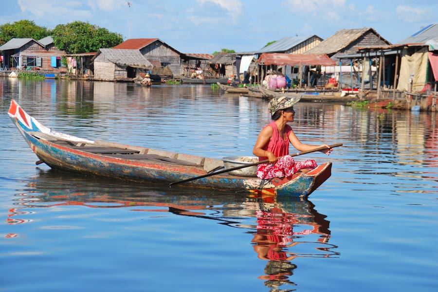 Villaggio galleggiante di Kampong Chhnang
