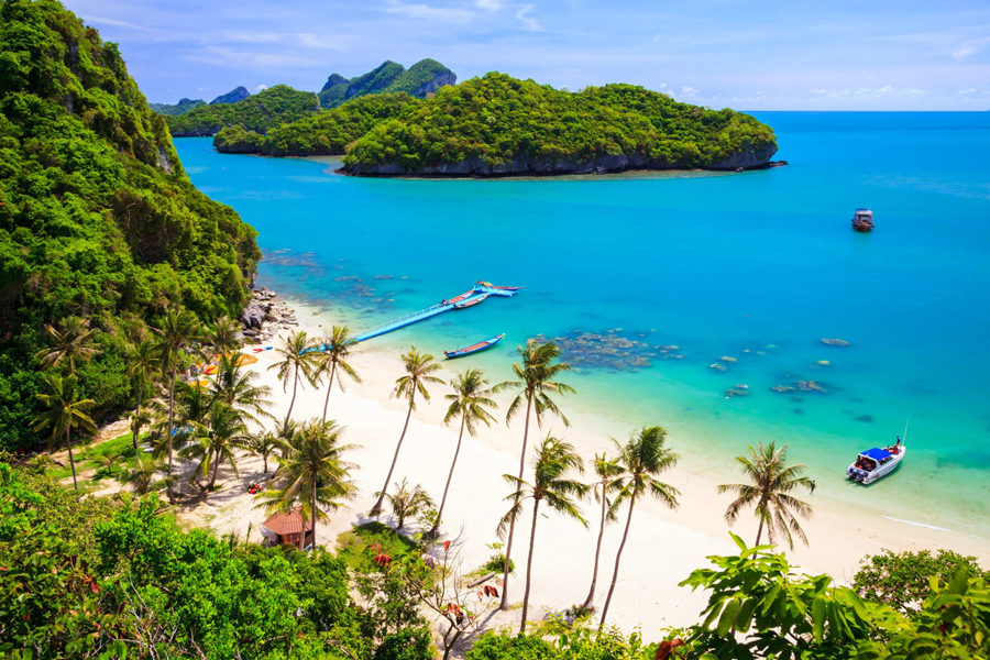 La bellezza dell'isola di Koh Samui attira il cuore delle persone
