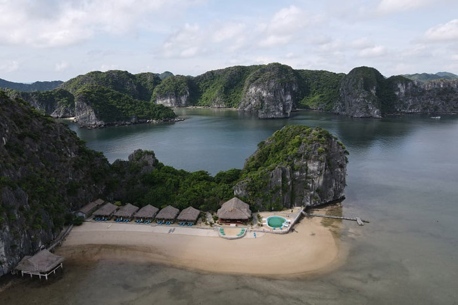 L'isola Van Boi a Hai Phong