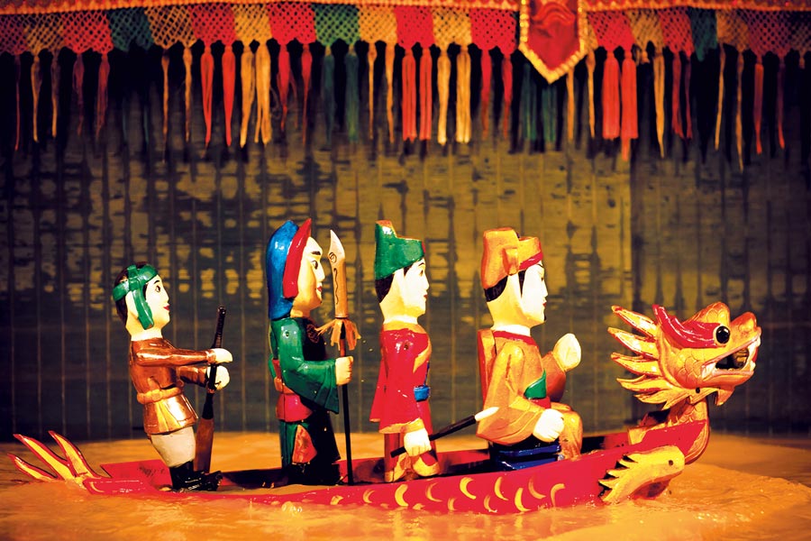 Marionette sull' acqua del Viet Nam