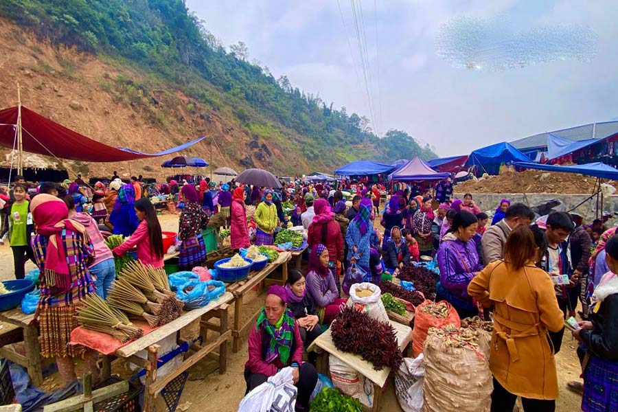 Mercato di Cao Bang