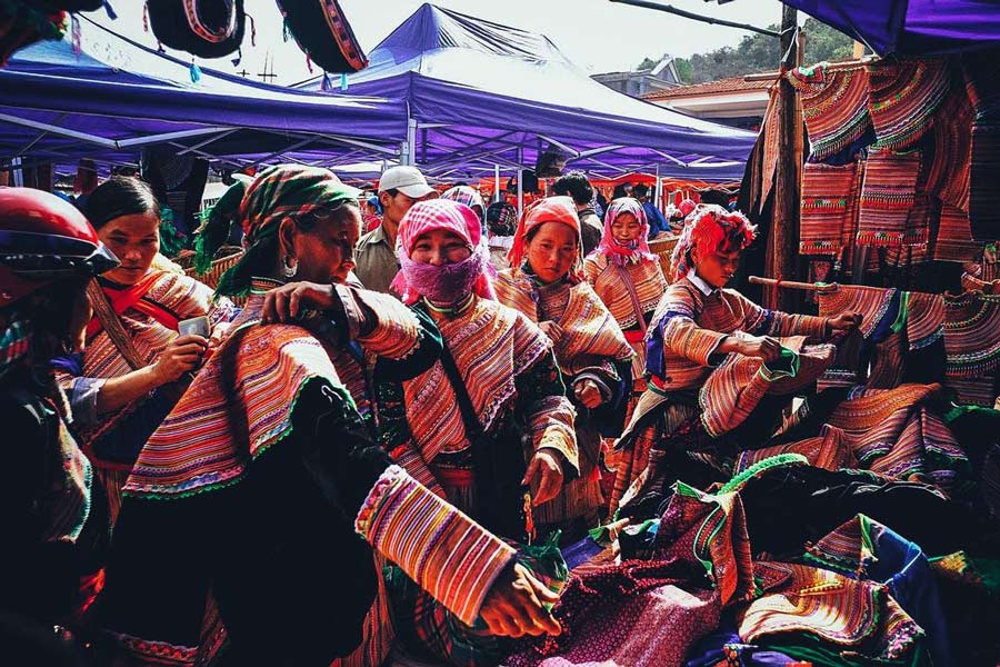 Mercato di Cao Bang