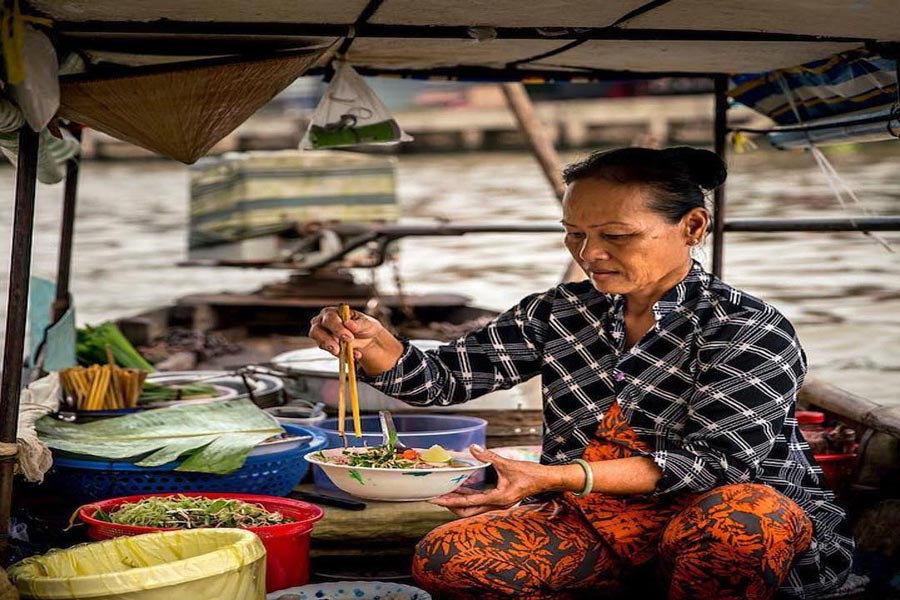 Mercato galleggiante Nga Nam, Soc Trang