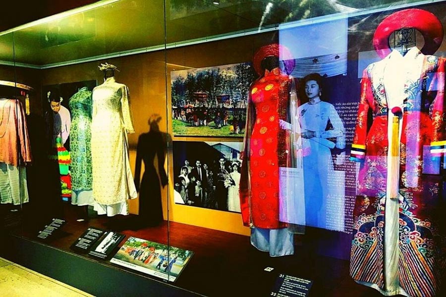 Collezione ao dai ampia e unica in Vietnam