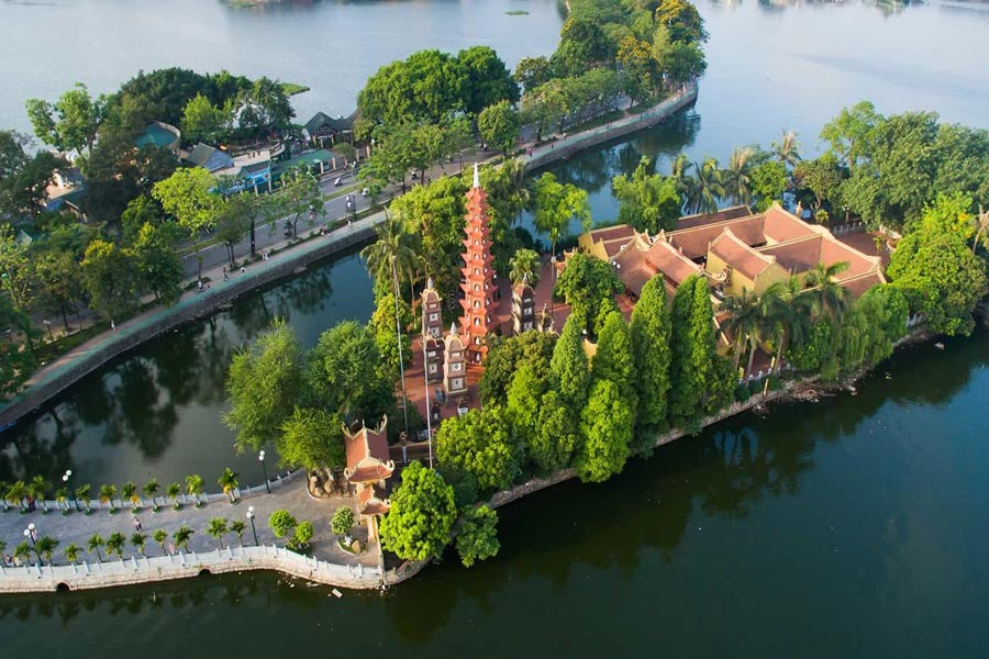 Scoprite la bellezza di Hanoi attraverso Pagoda di Tran Quoc