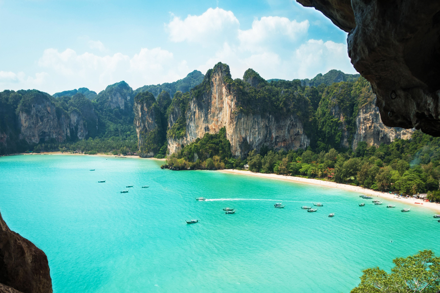 La bellezza naturale della spiaggia di Railay