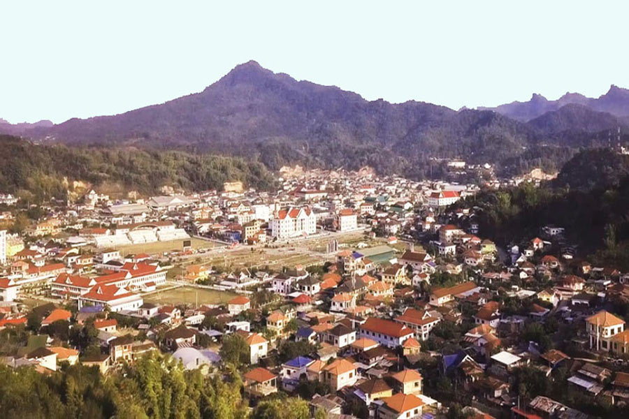 Panoramica di Sam Neua