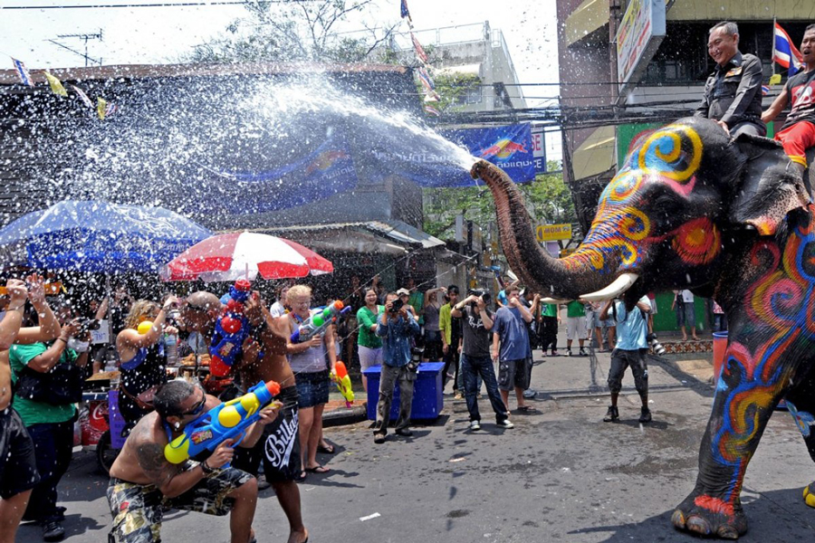 Il festival Songkran dura più a lungo a Pattaya