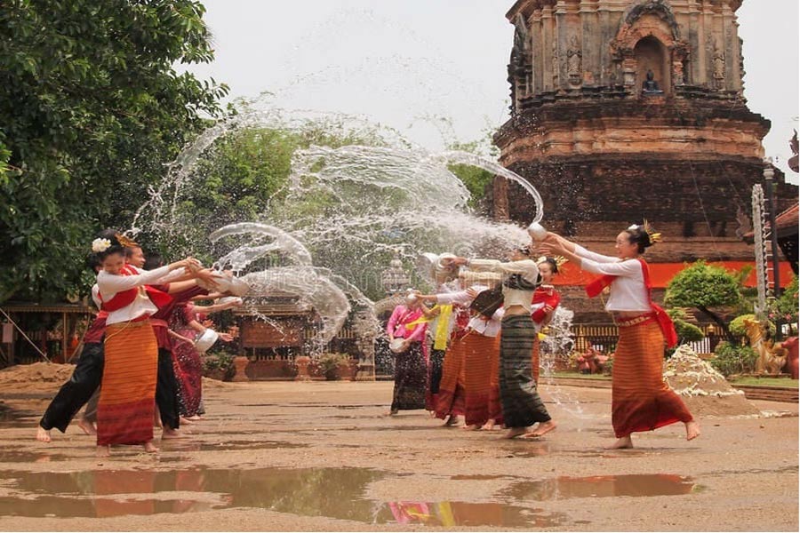 festival dell'acqua di Songkran