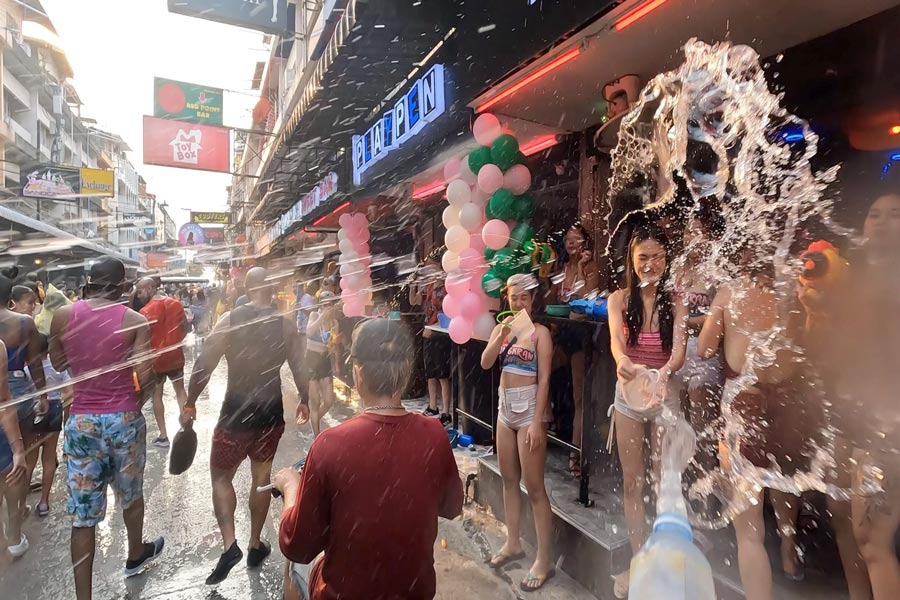 Festival dell'Acqua Songkran a Pattaya