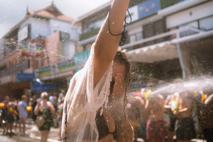 Il Festival di Songkran segna l'inizio del Capodanno thailandese