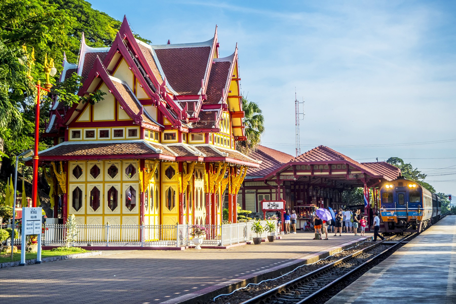 La bellezza della Stazione ferroviaria di Hua Hin