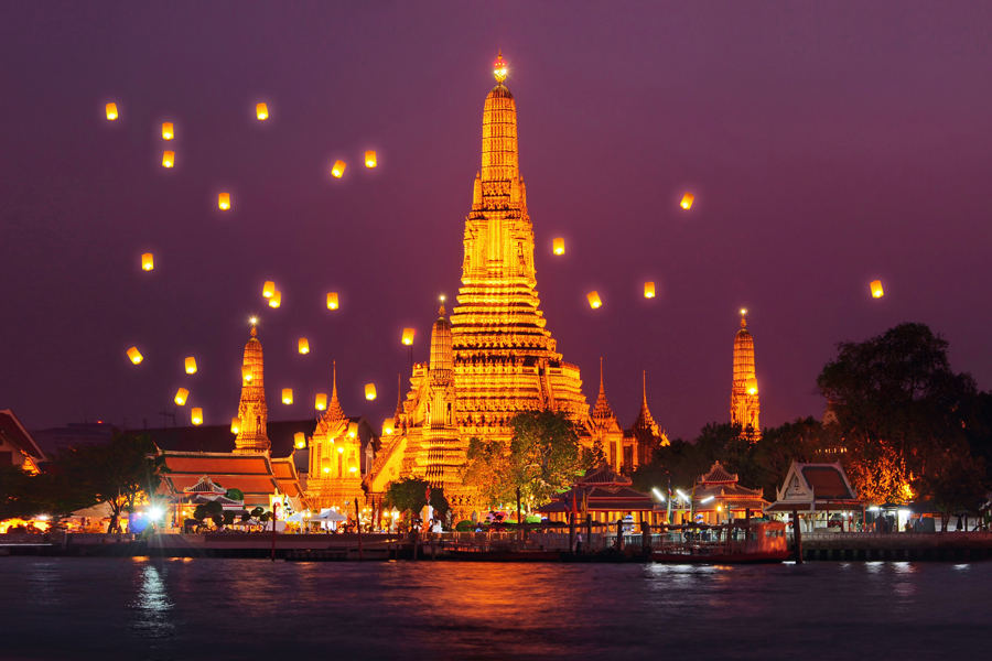 Wat Arun anche chiamata Tempio dell'Alba