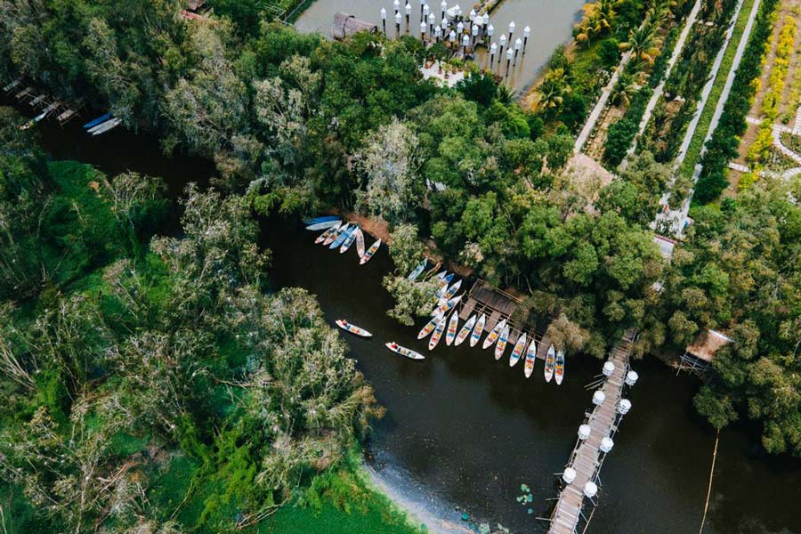 Turismo sul fiume Mekong