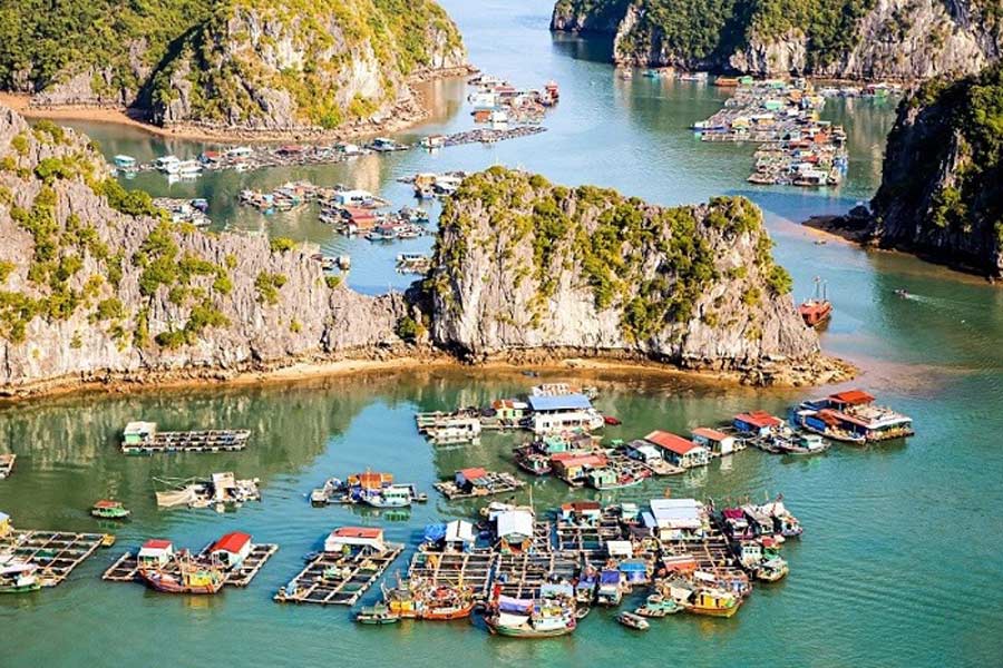 villaggio pescatori di Viet Hai