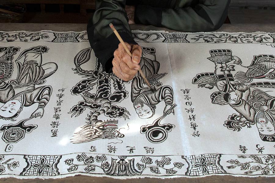 Villaggio dipinti di Dong Ho a Bac Ninh