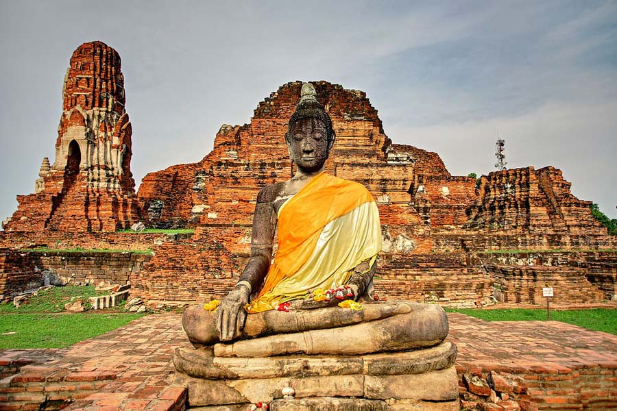 Tempio Wat Mahathat in Thailandia