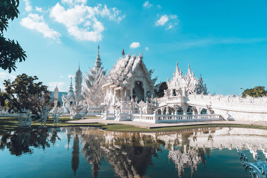 Wat Rong Khun conosciuto anche come Tempio Bianco