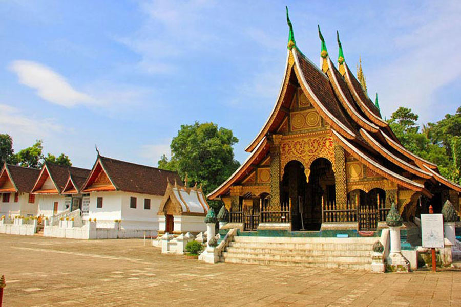L'antico tempio Wat Xayaphoum
