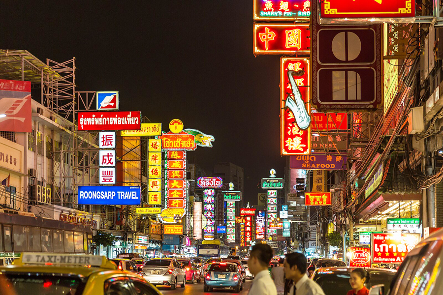 Mercato Yaowarat - un incrocio tra Thailandia e Cina